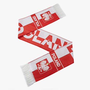 Wholesale Free Sample Custom Printed 100% Polyester High Quality Fashion Trend Football Fan Scarf