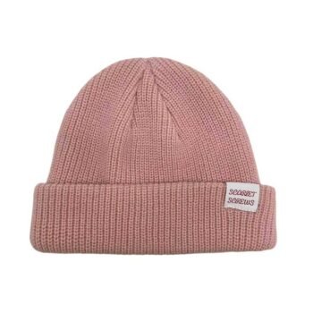 Brand Custom Logo Embroidery Patch Winter Knitted Trawler Docker Roll up Skull Cap Winter Fisherman Beanie Hat for Men Women
